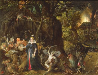 The Temptation of St. Anthony by Gillis van III Coninxloo